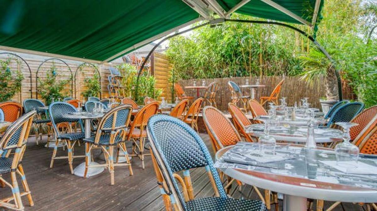 Repas en terrasse